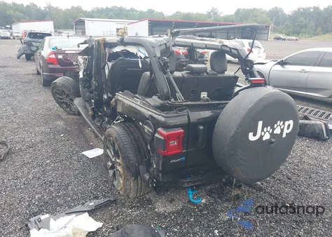 2024 Jeep Wrangler 4Xe Sahara 4Xe from USA, damaged, VIN 1C4RJXP66RW230059